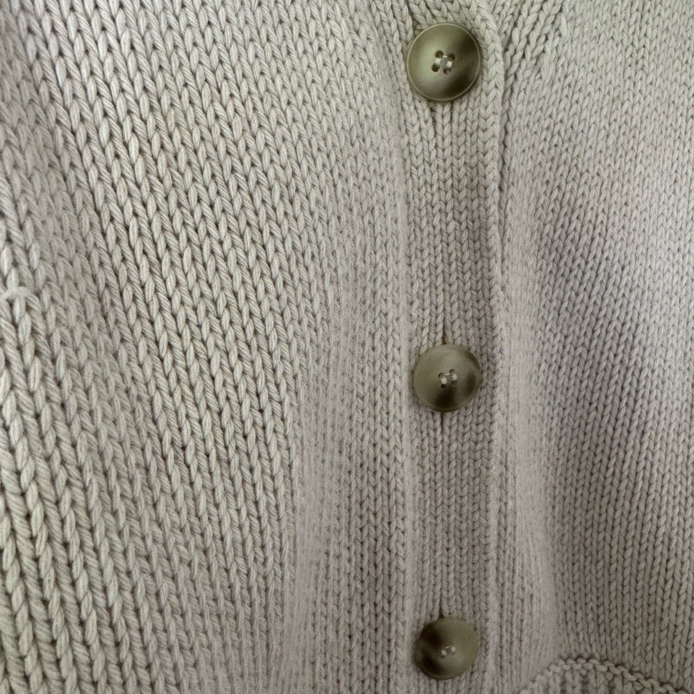 Reformation Nala Cotton Cashmere Cardigan | Size M - Picture 5 of 6